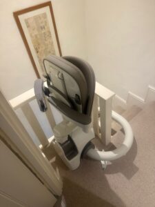 Thyssenkrupp stairlifts - Flow X parked in a recess